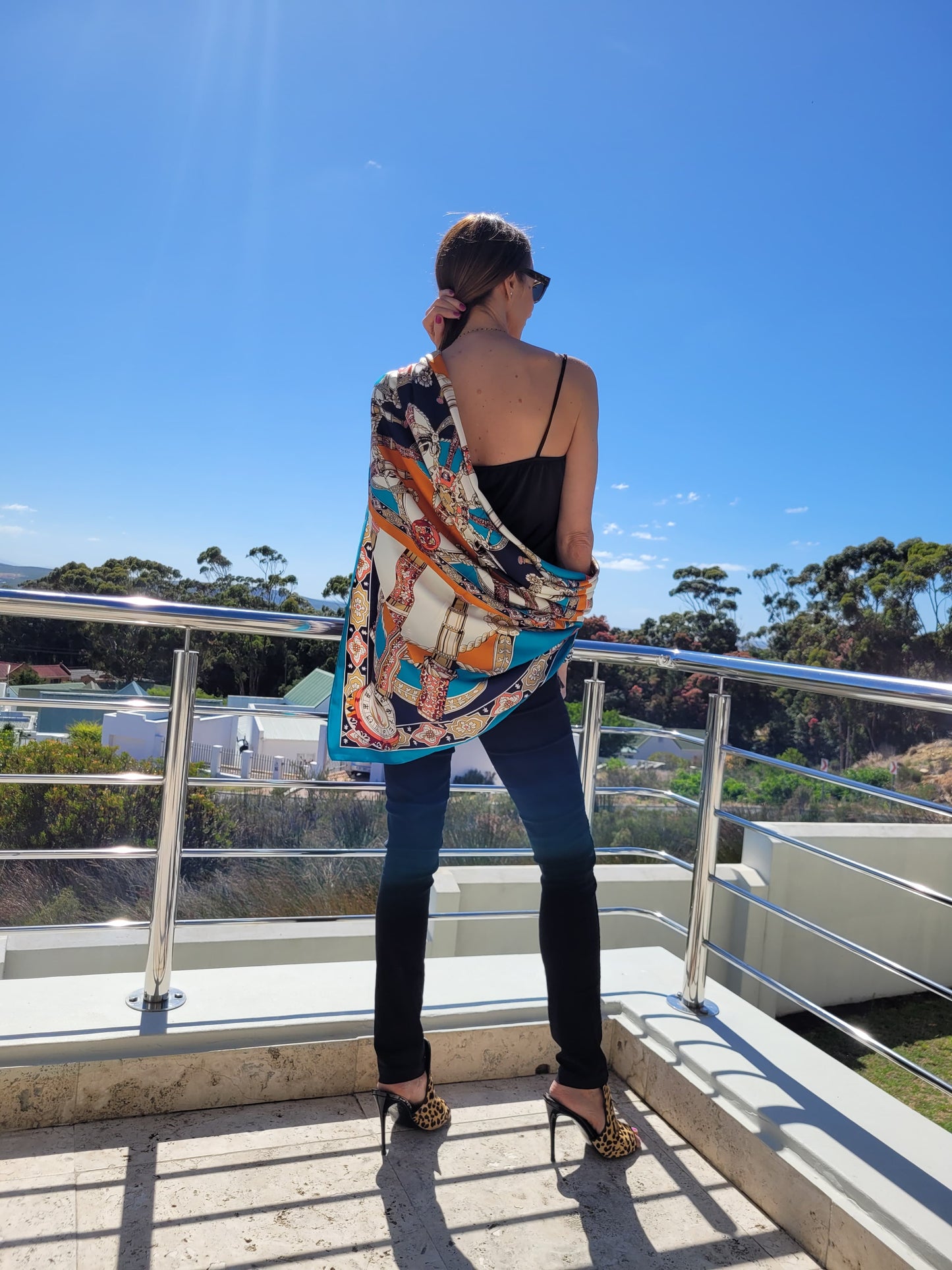Large 100% Silk scarf