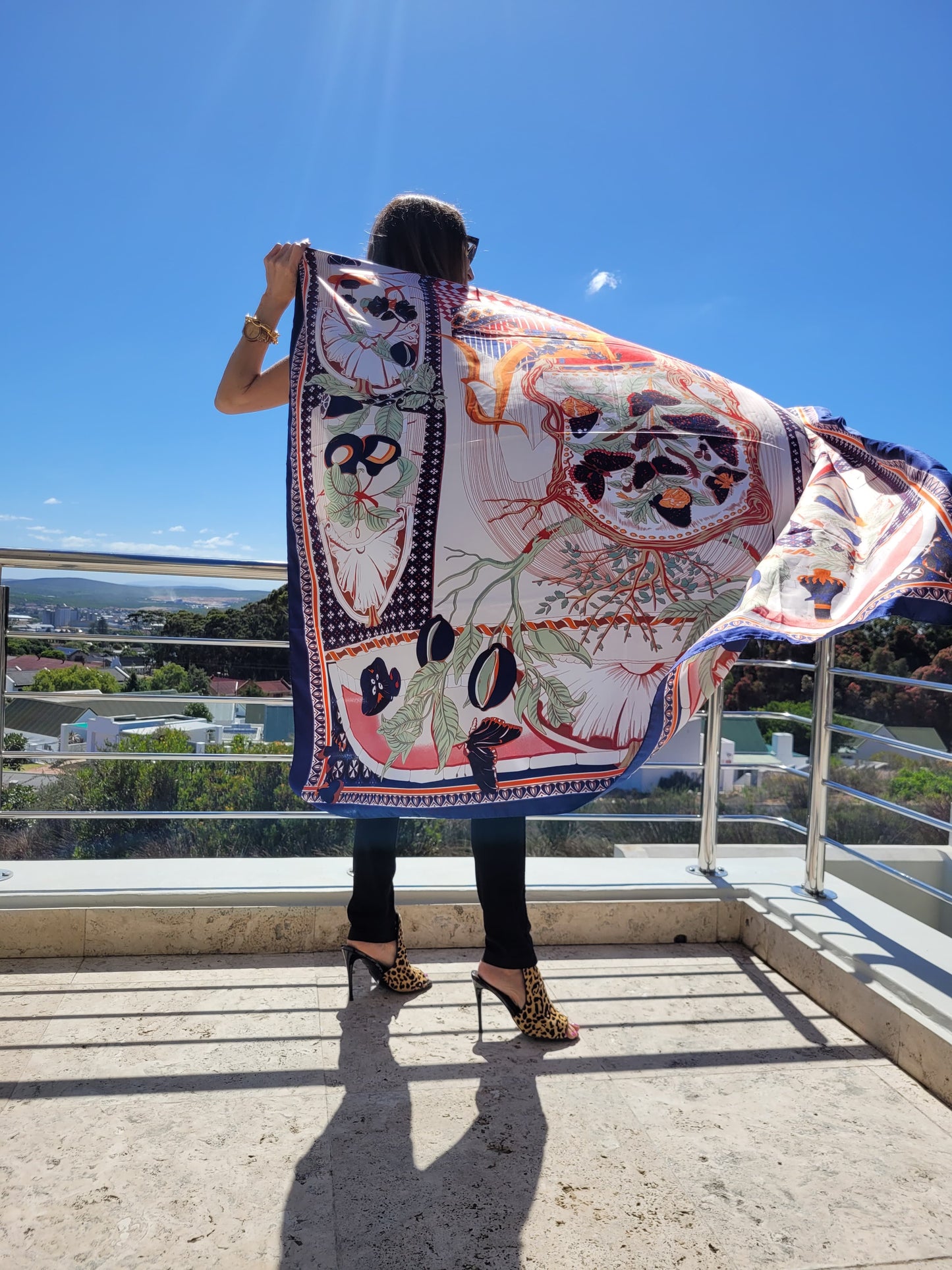 Large 100% Silk scarf
