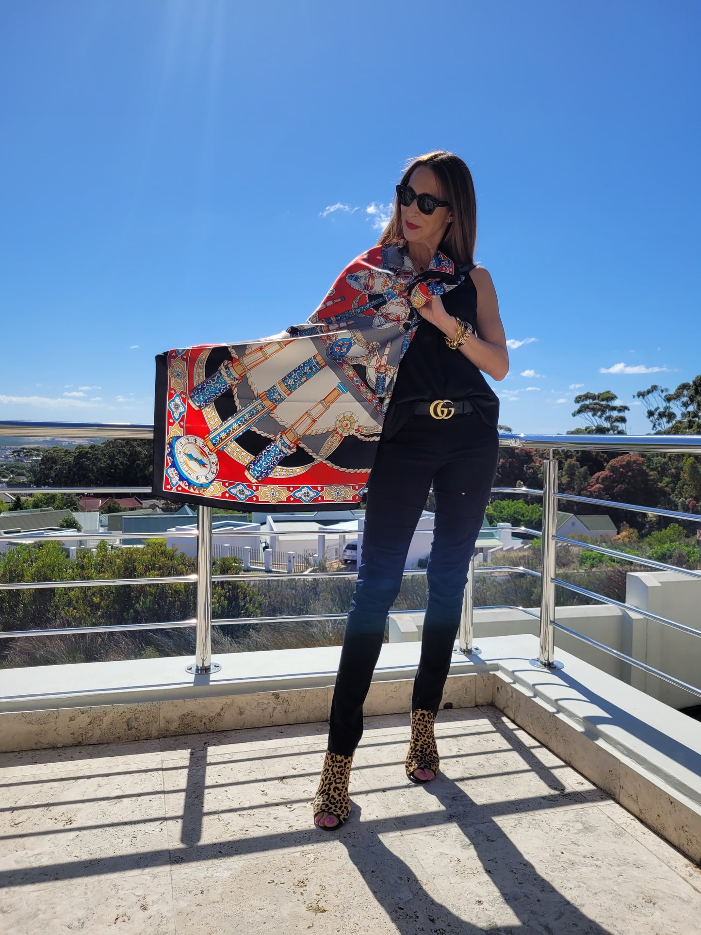 Large 100% Silk scarf