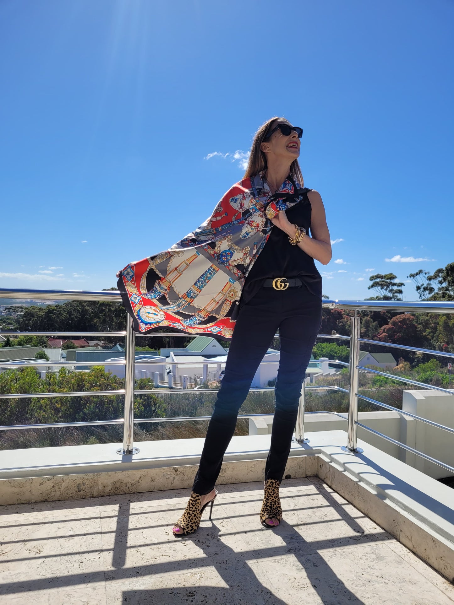 Large 100% Silk scarf