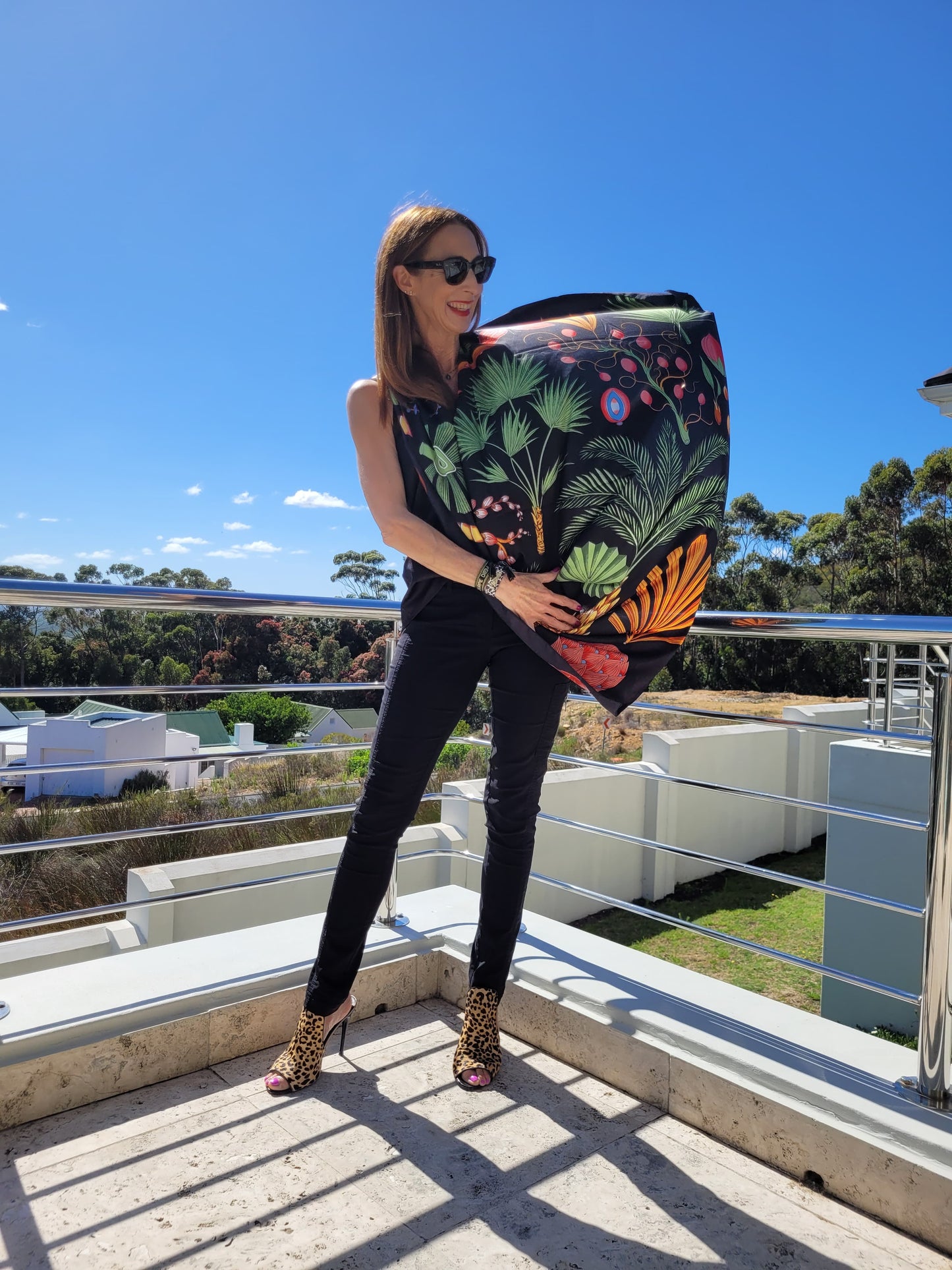 Large 100% Silk scarf