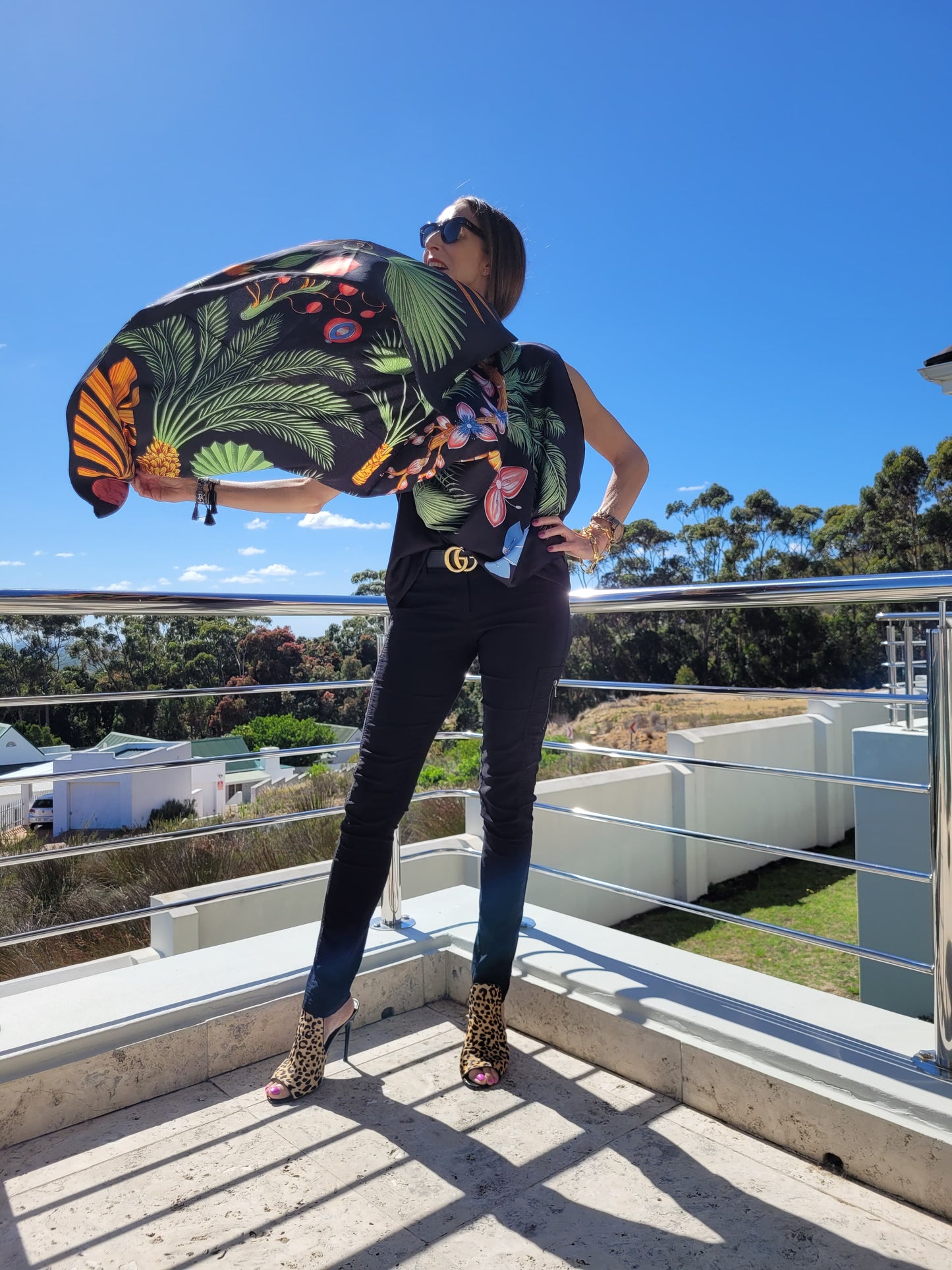 Large 100% Silk scarf