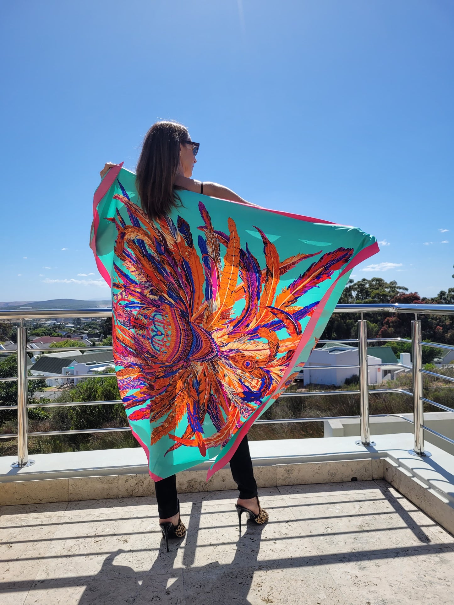 Large 100% Silk scarf