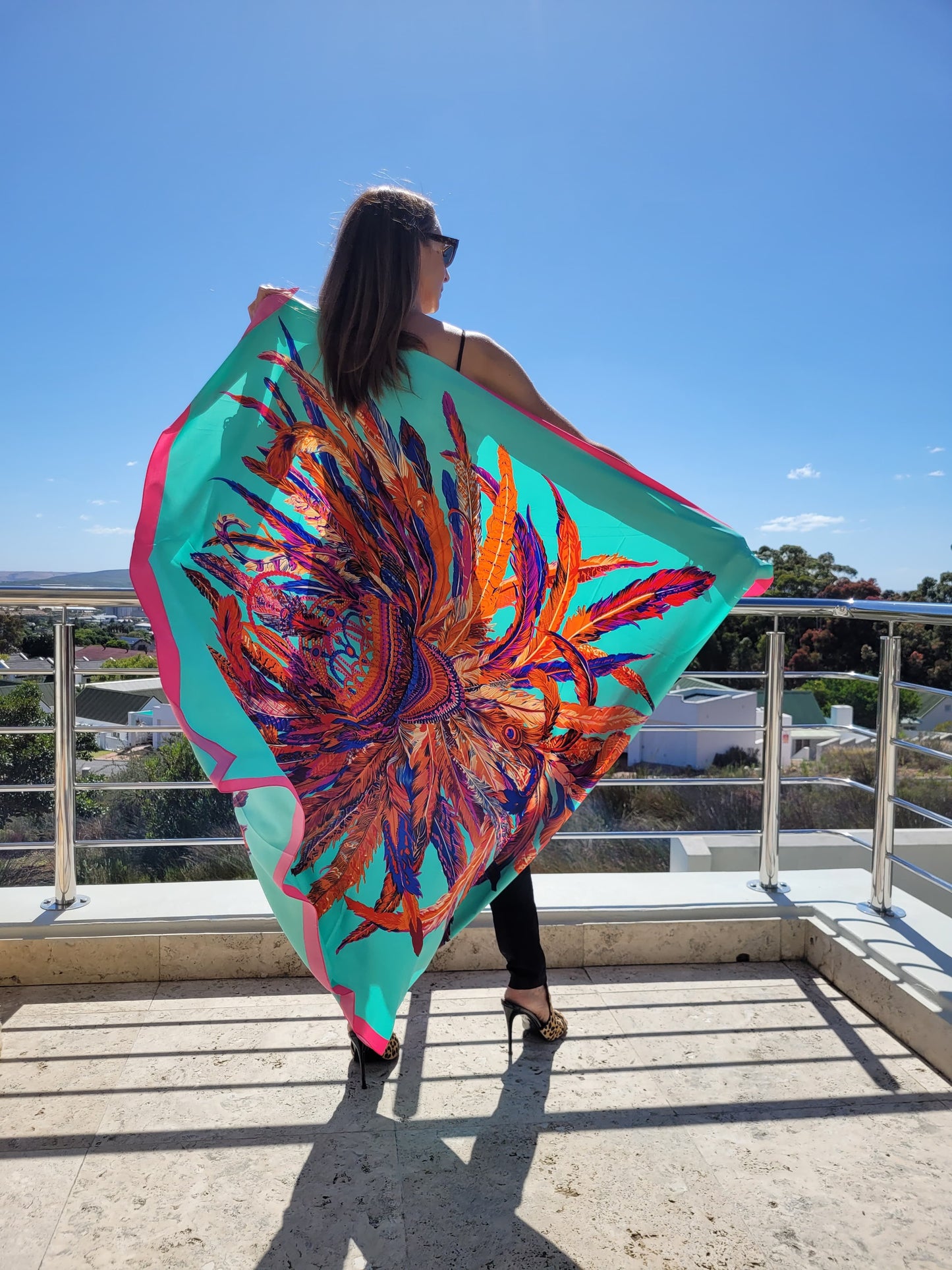 Large 100% Silk scarf