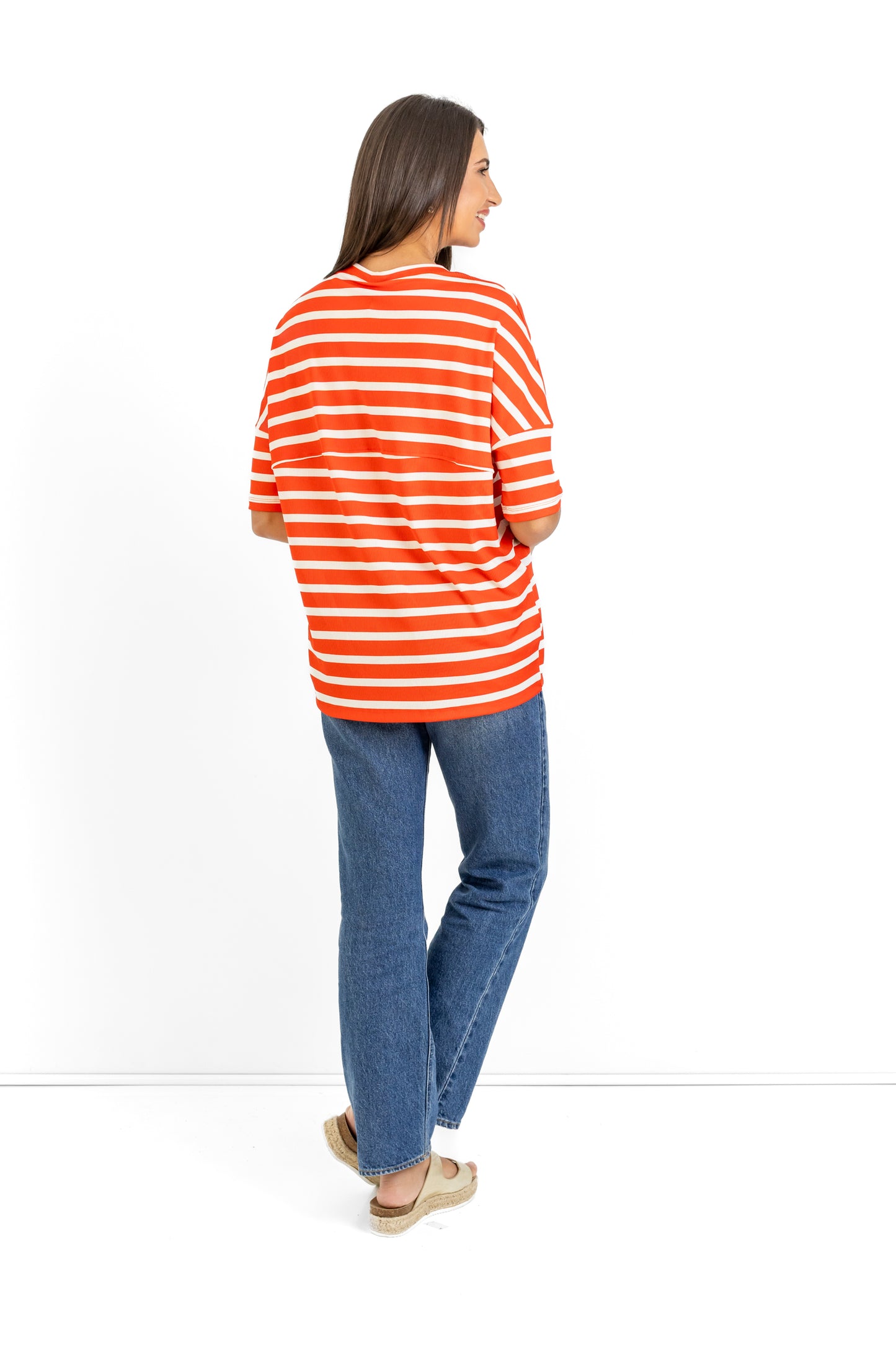 Chloe classic tee with back seam