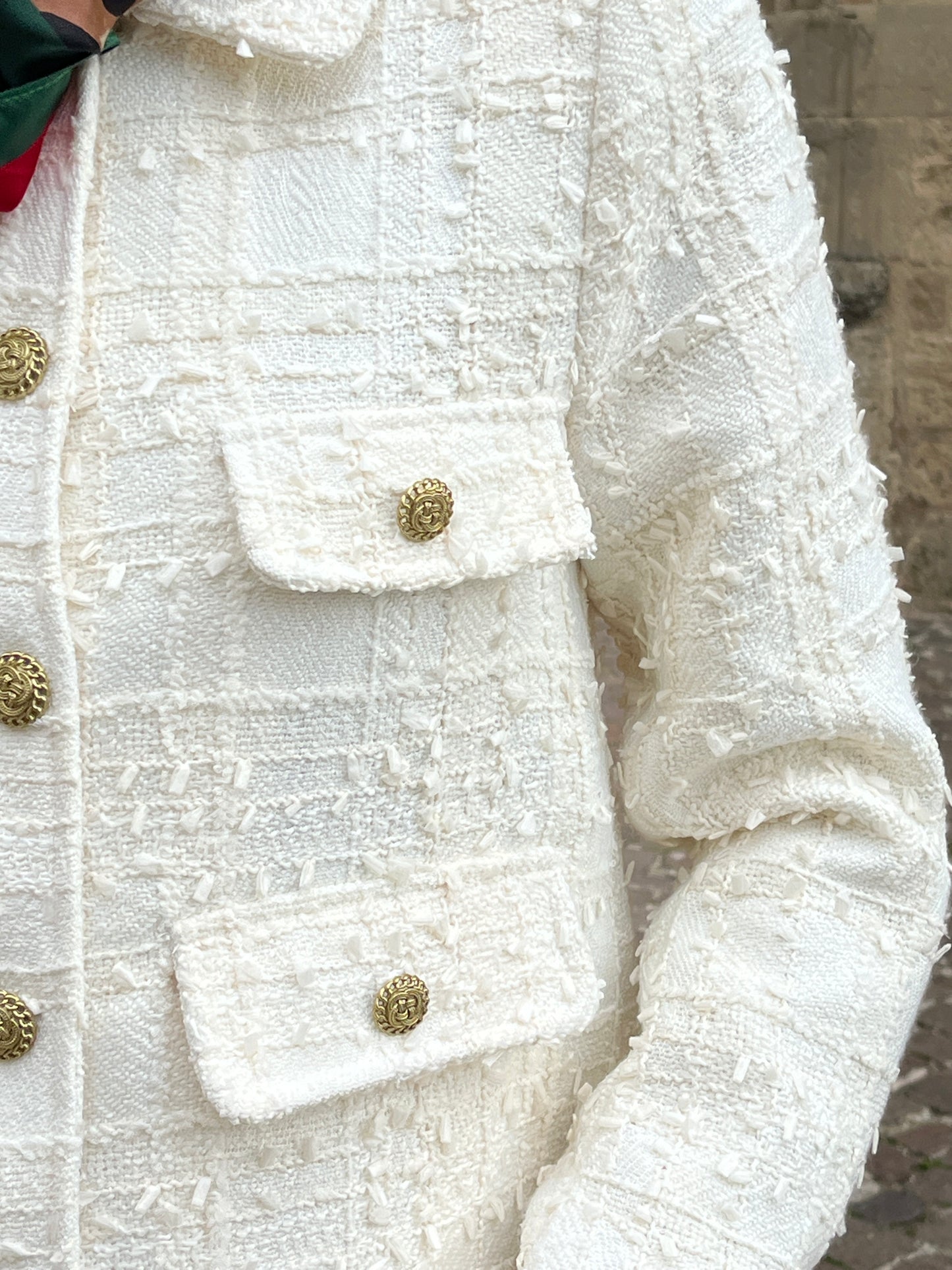 Fully lined jacket.
