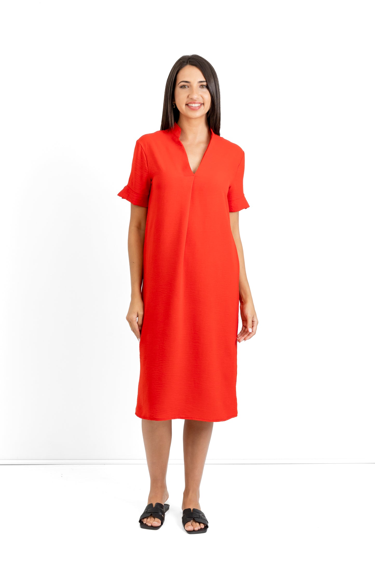 Milly mandarin shift dress