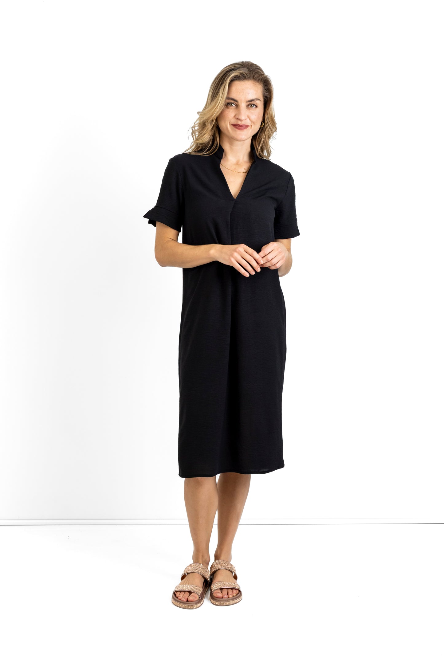 Milly mandarin shift dress