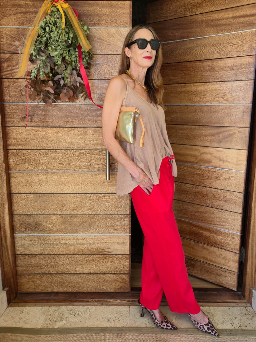 Priya Classic linen pant