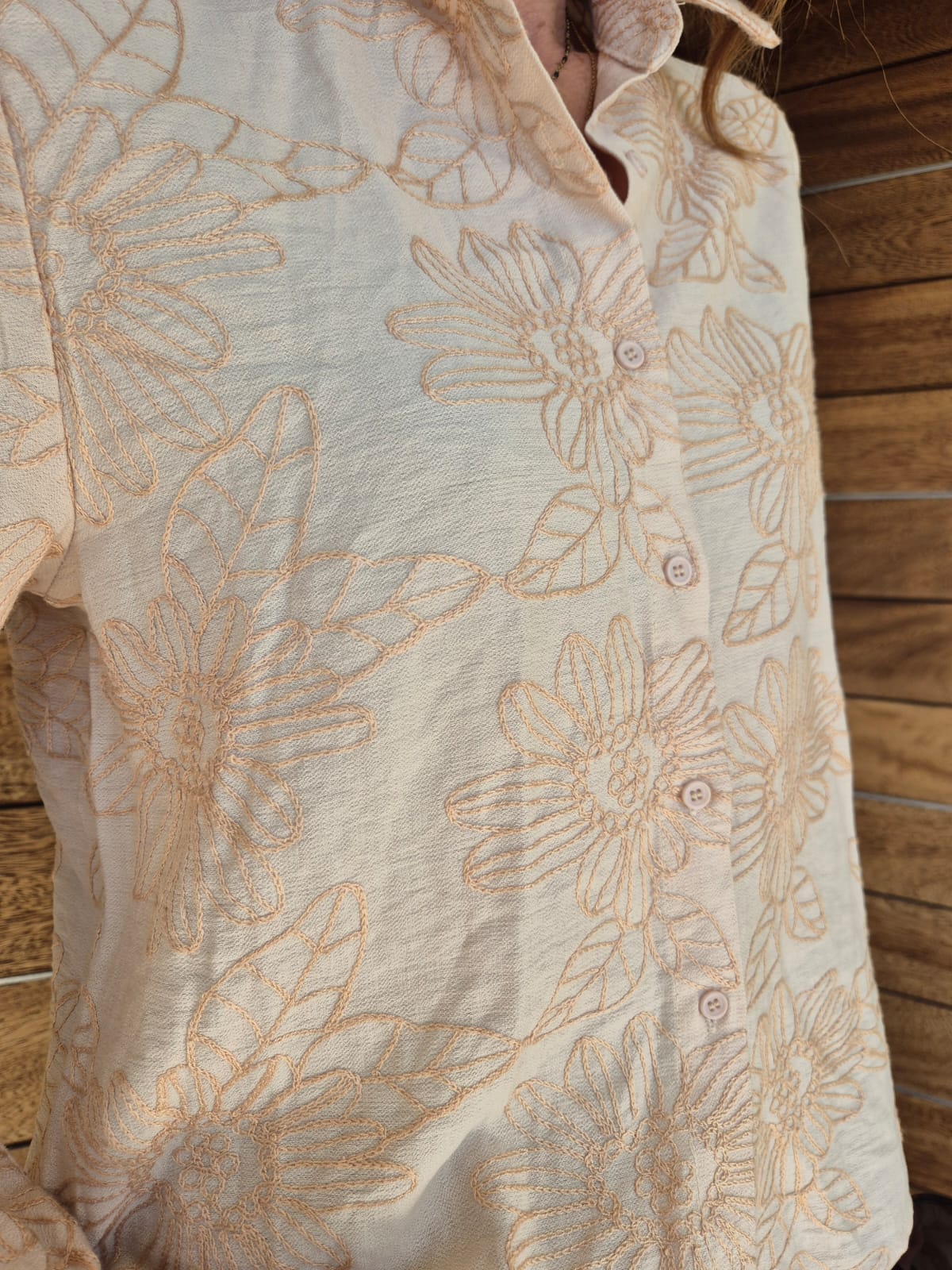 Stone Embroidered Shirt