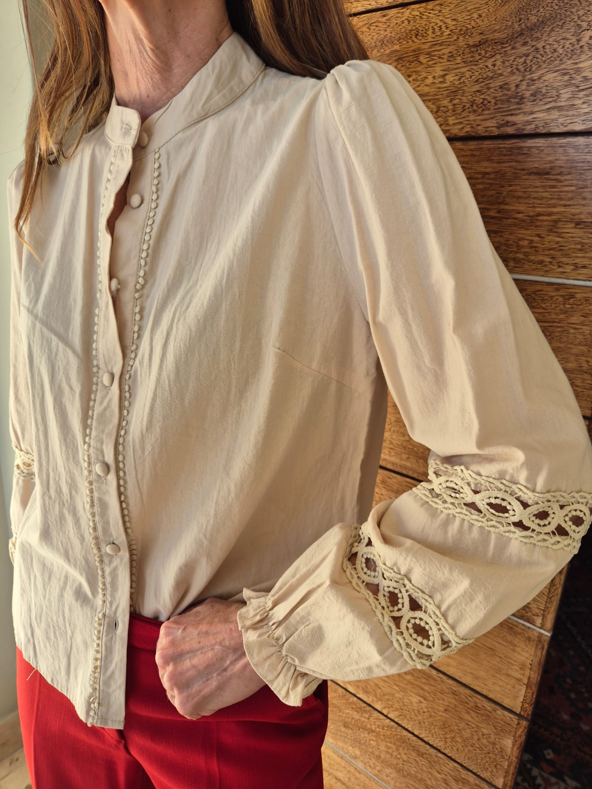 Light Coffee Blouse