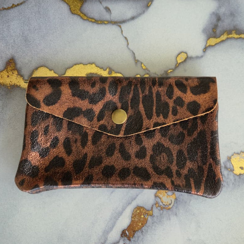 Large leather pouches