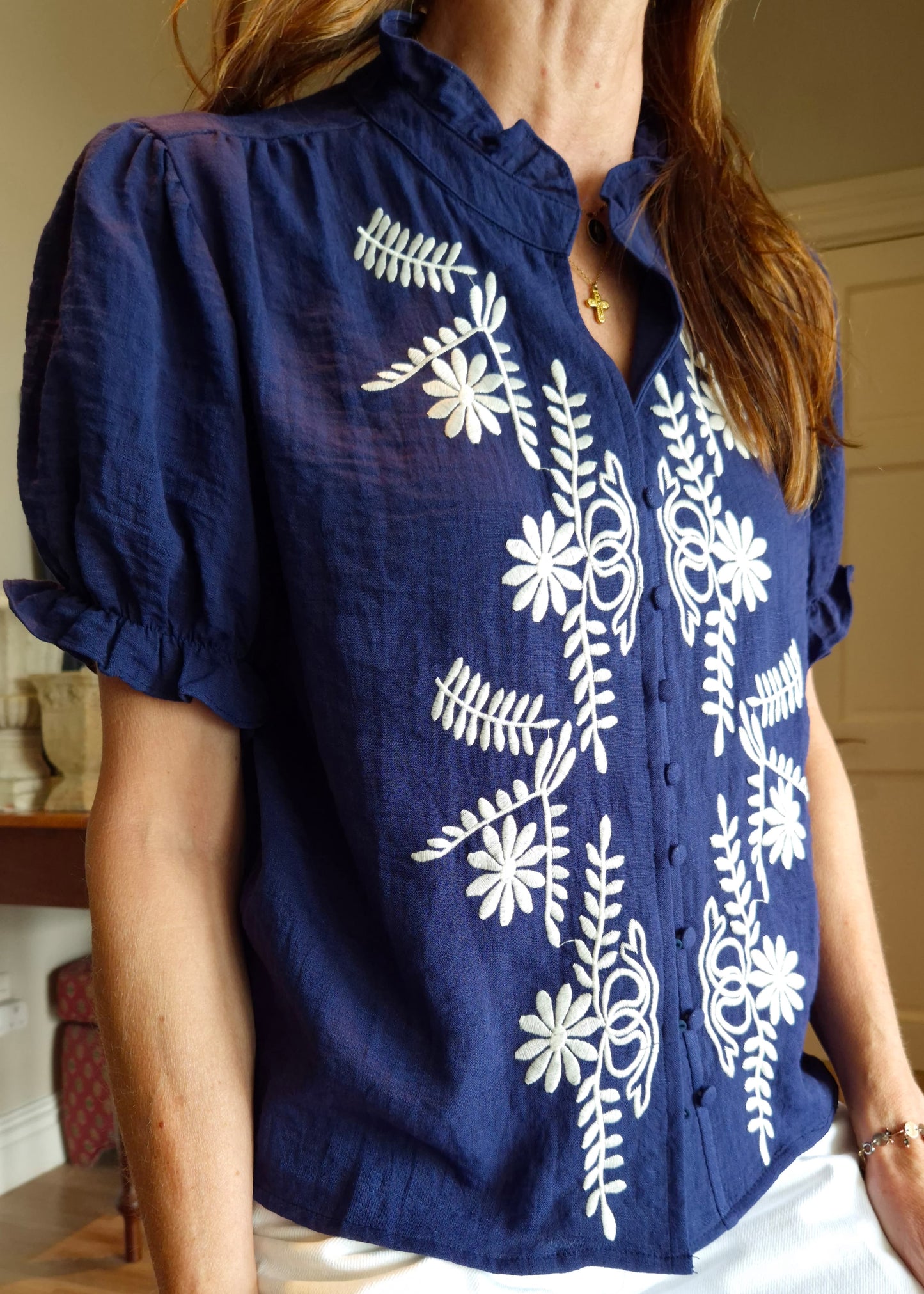 Short sleeve blouse