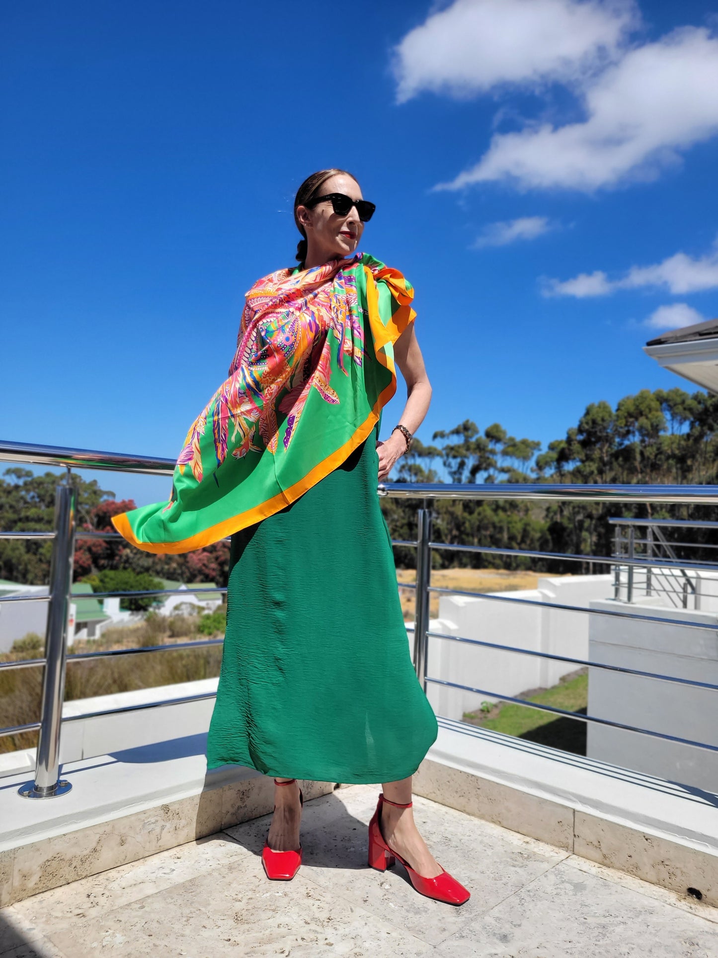 Large 100% Silk scarf