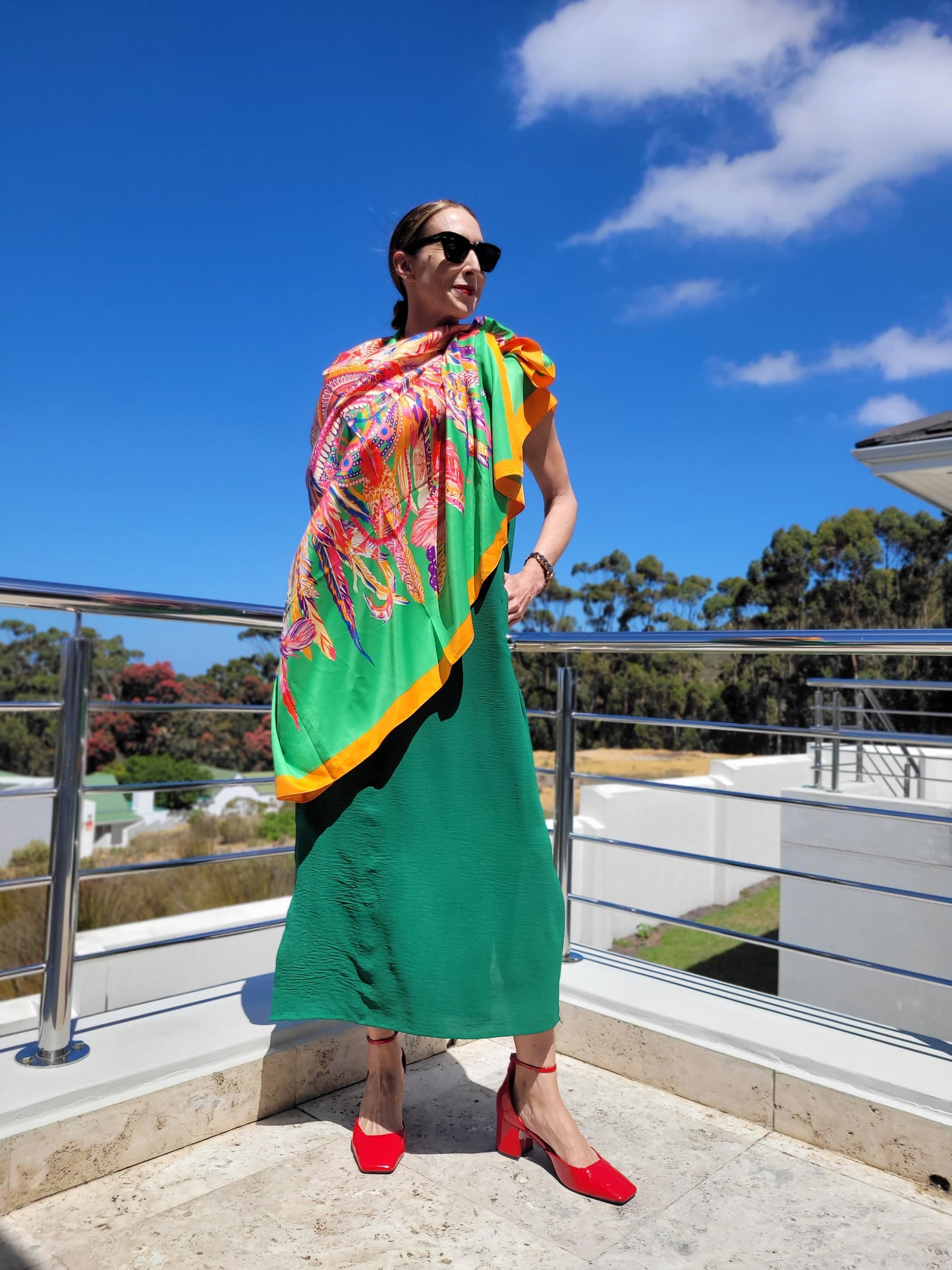 Large 100% Silk scarf