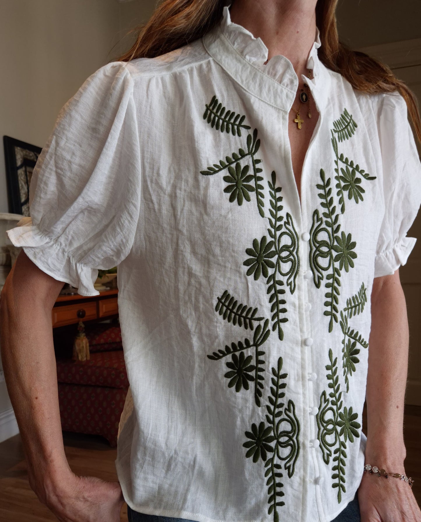 Short sleeve blouse