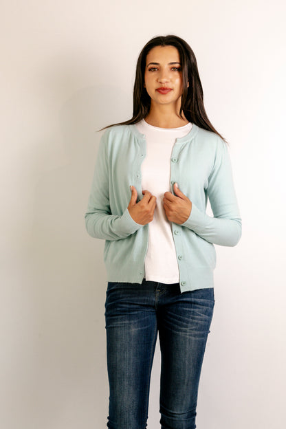 Antibes button cardi