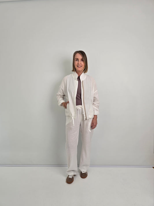 Priya classic elasticated pant with draw string and side pockets