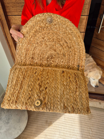 Crossbody Jute Bag
