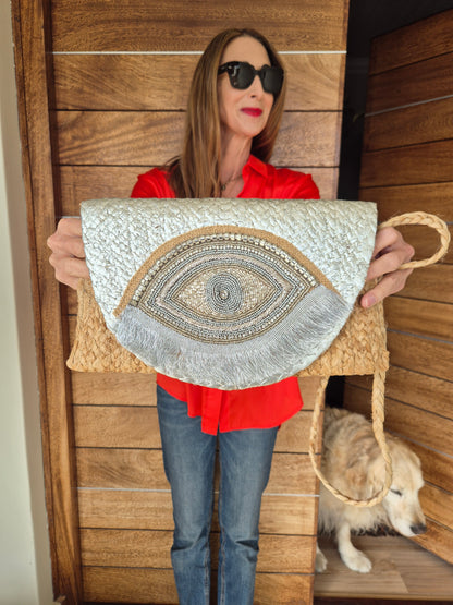 Crossbody Jute Bag