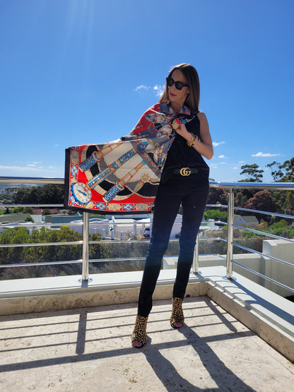 Large 100% Silk scarf