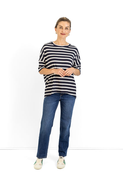 Chloe classic tee with back seam