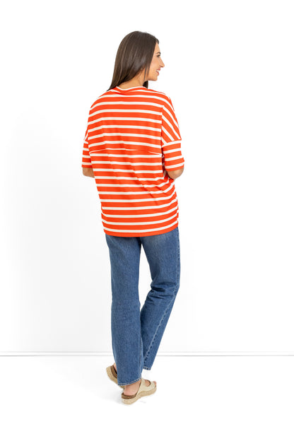 Chloe classic tee with back seam