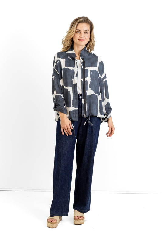 Remi styled zipper jacket