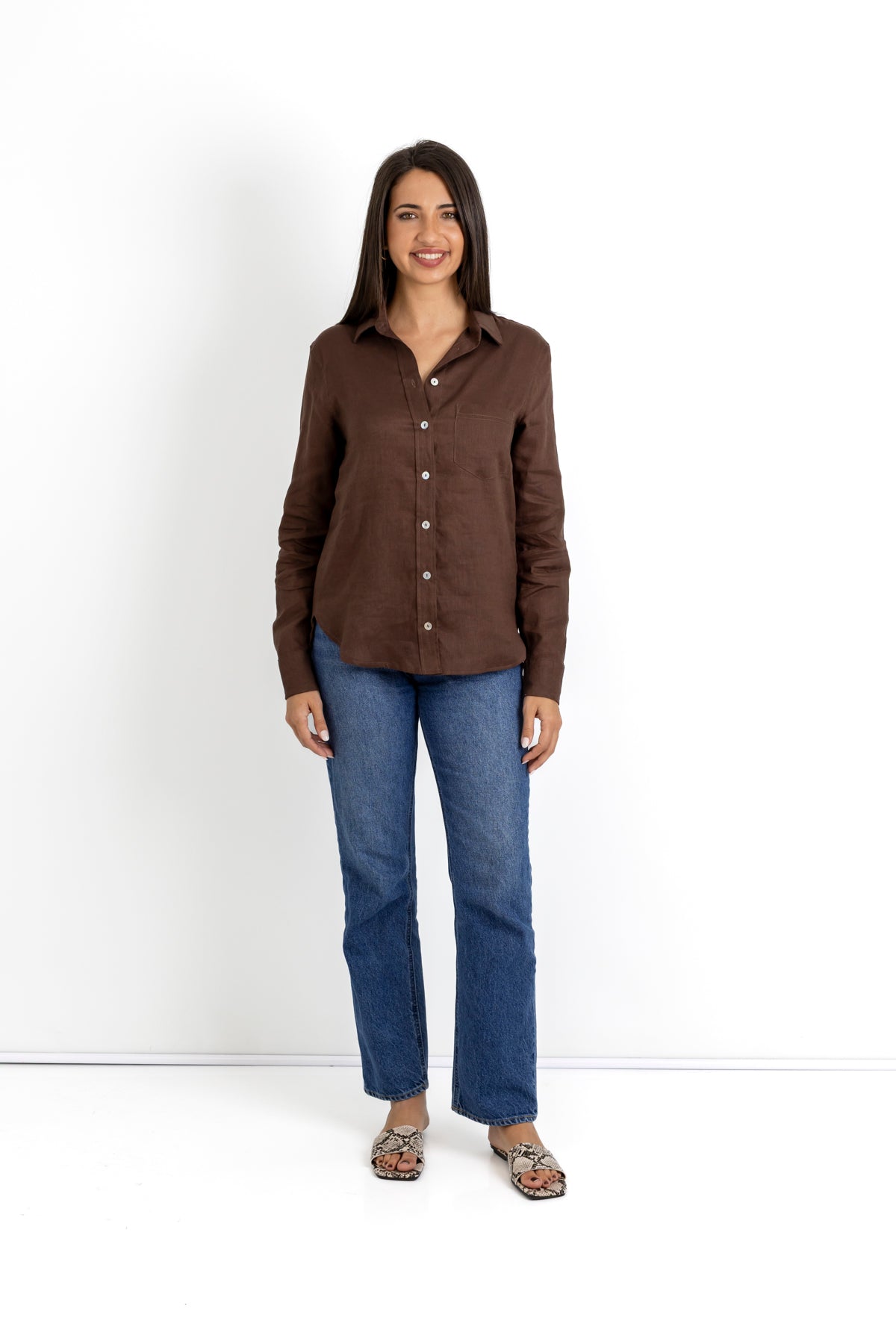 Isla Linen classic shirt