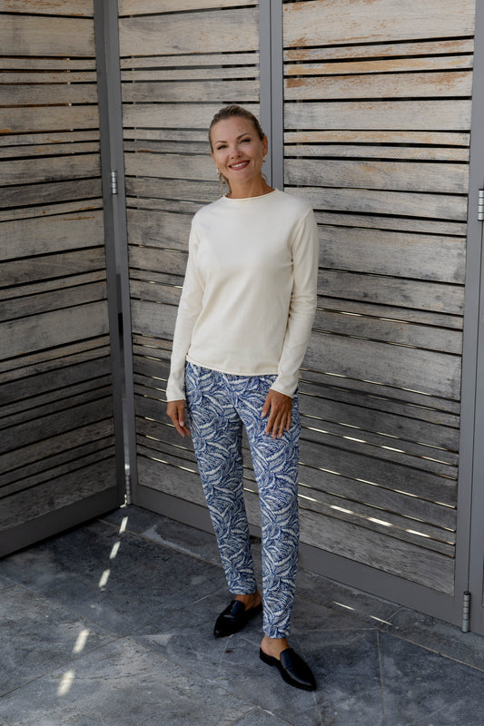 Milan classic funnel neck knit