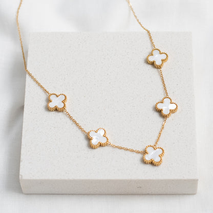 White flower necklace