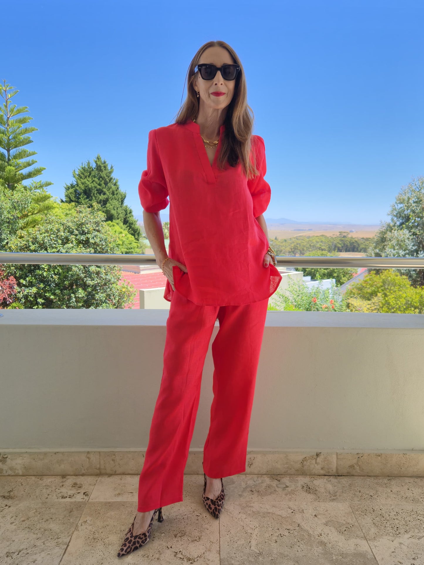 Ryder Linen Madarin styled shirt