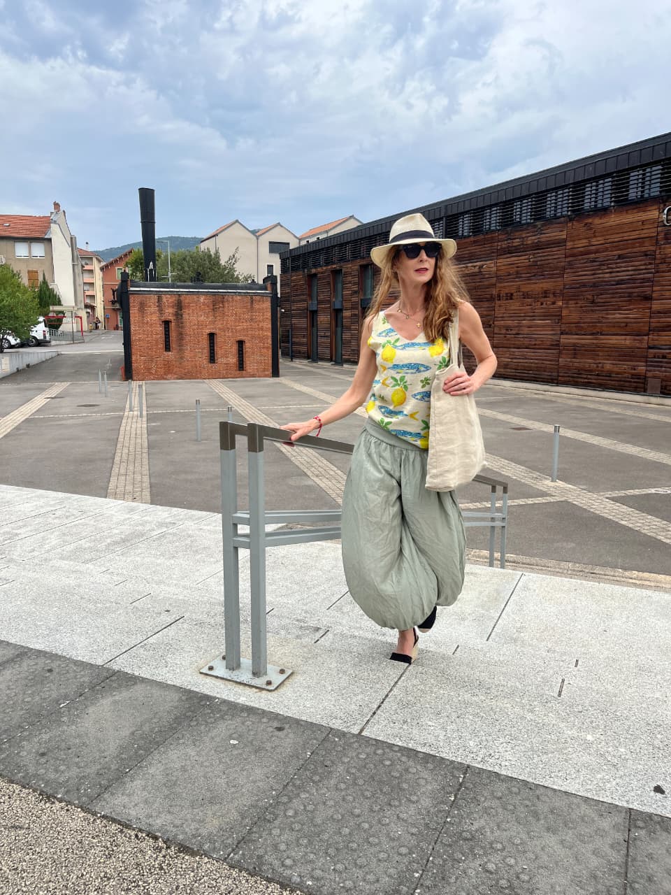 Olive green Balloon pant