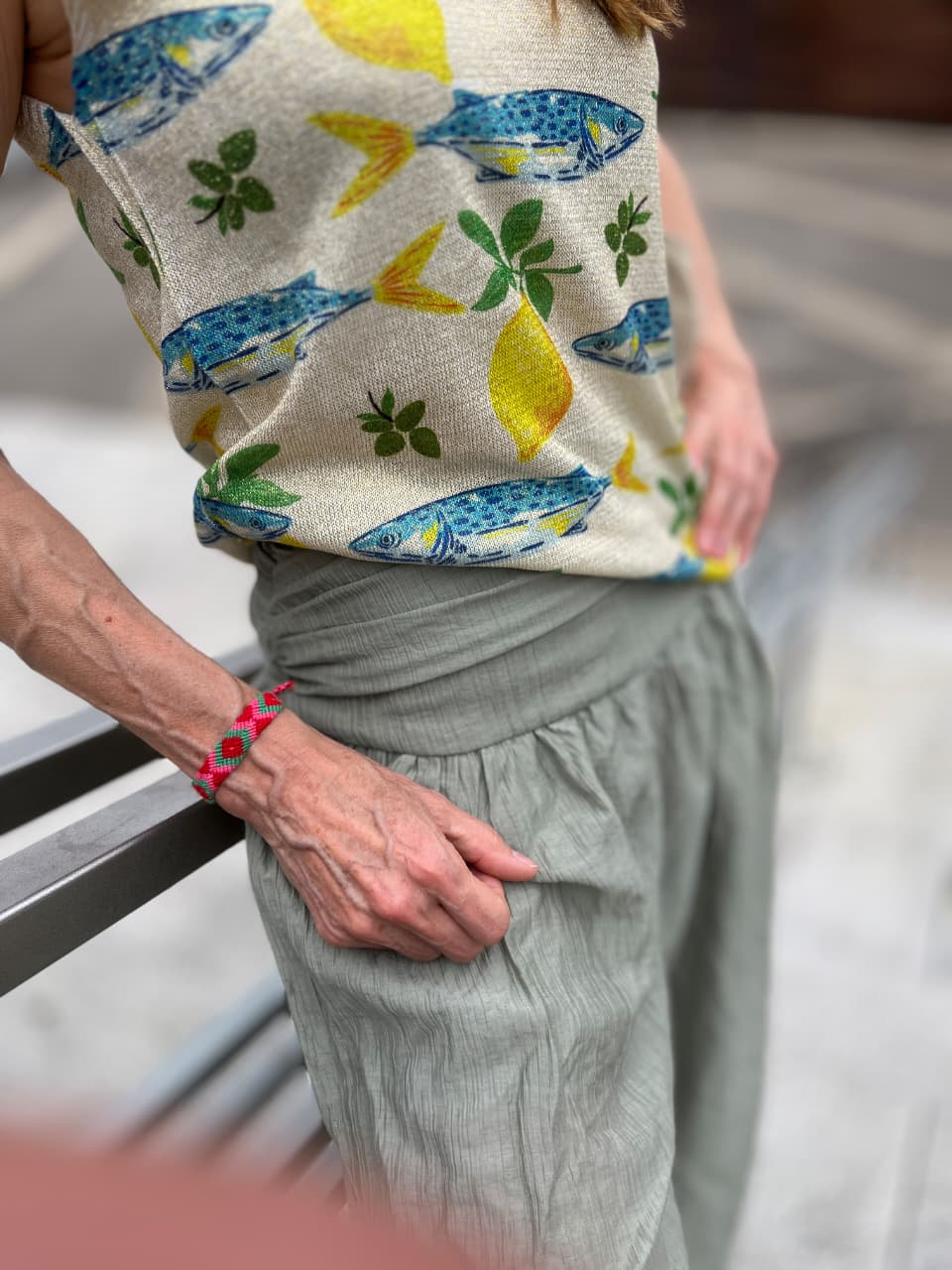 Olive green Balloon pant