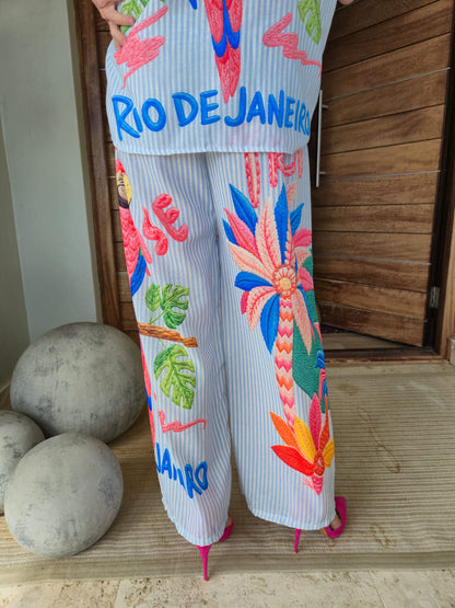 Rio de Janeiro printed Pant
