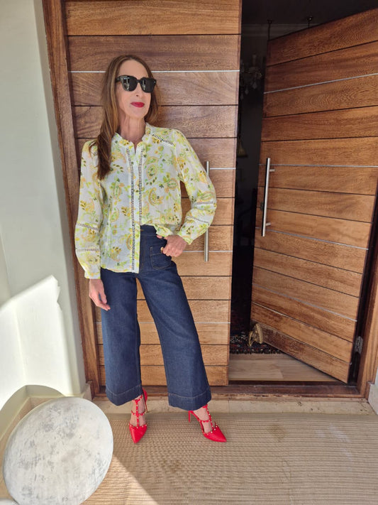 Paisley Blouse with Intricate detail