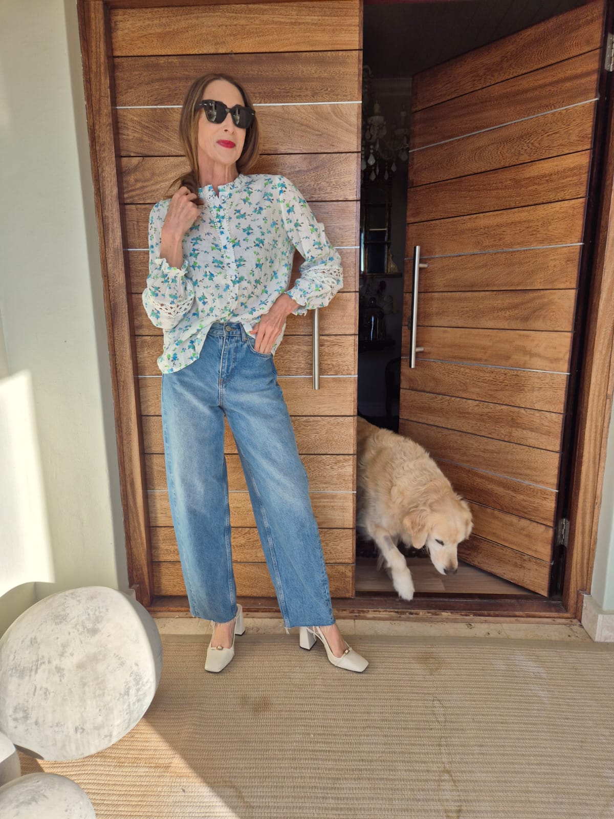 Small Floral Printed Blouse