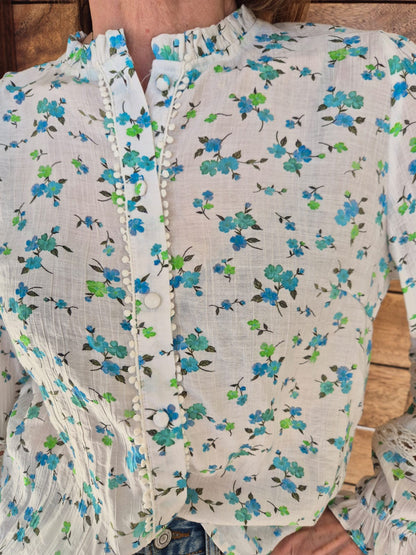 Small Floral Printed Blouse
