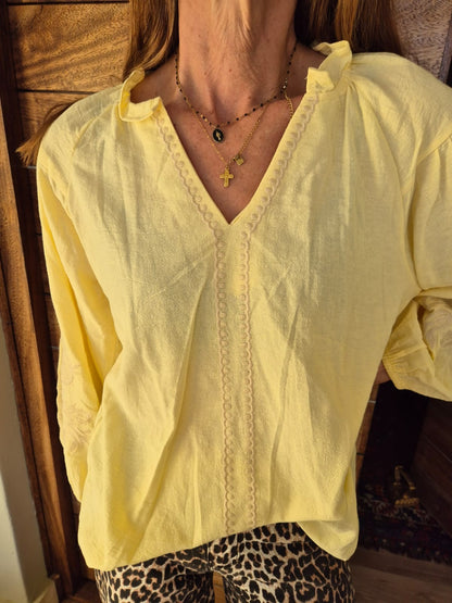 Butter Yellow Blouse