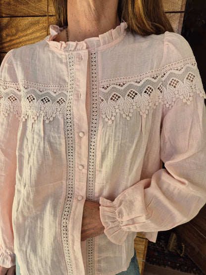 Pale Pink Blouse