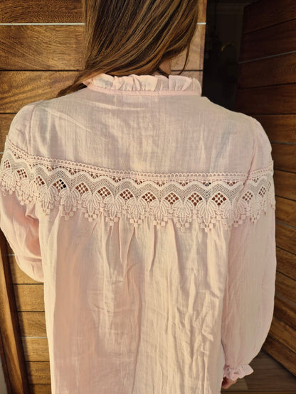 Pale Pink Blouse