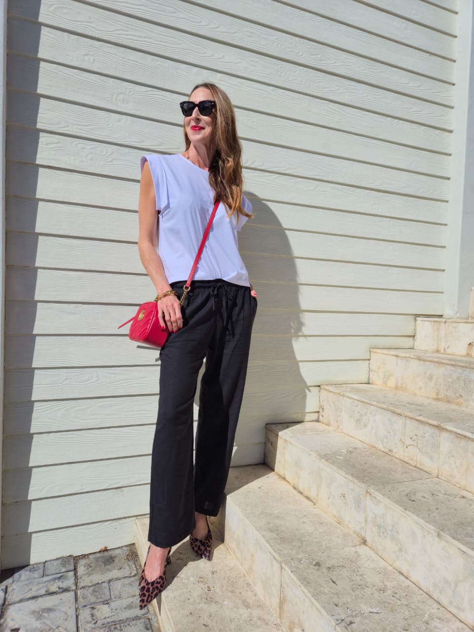 Izzy styled tee with sleeve detail