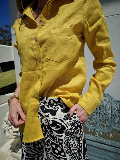 Isla Linen classic shirt