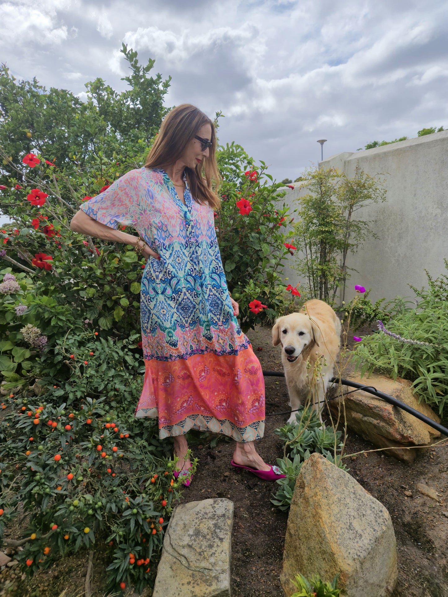 Jan Resort dress with belt and pockets