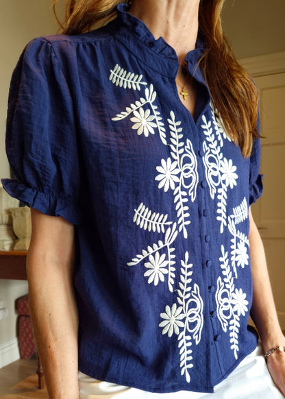 Short sleeve blouse