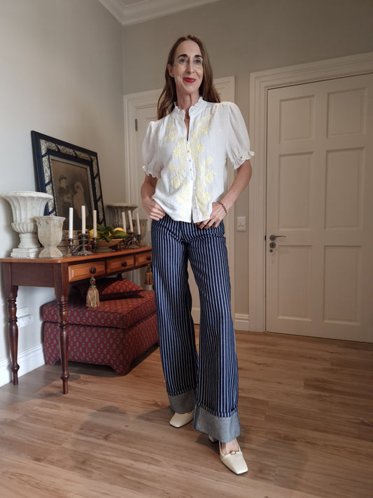 Short sleeve blouse