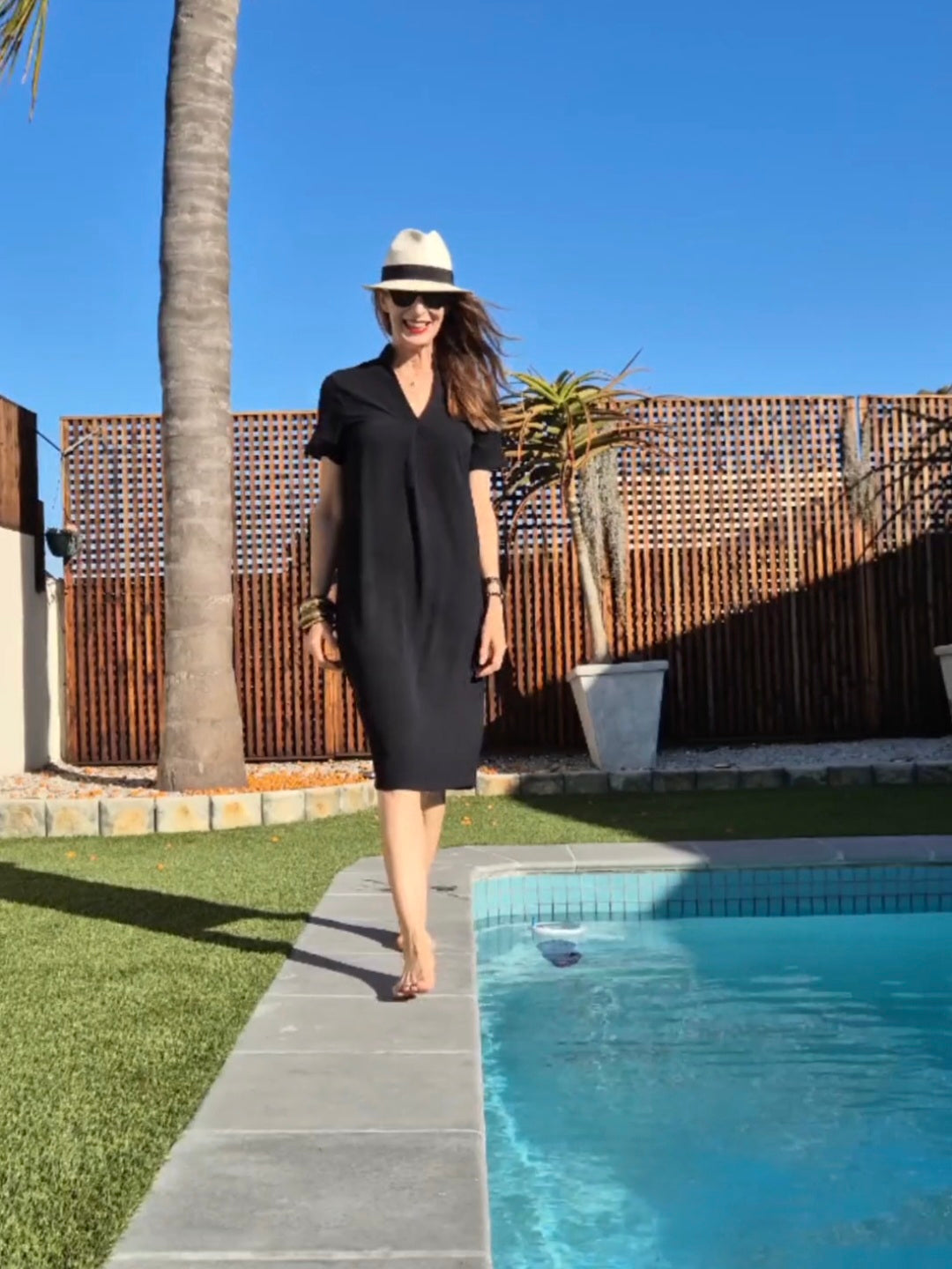 Milly mandarin shift dress