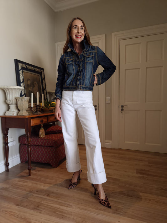Denim jacket with pockets