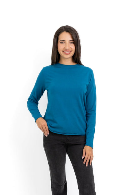 Milan classic funnel neck knit