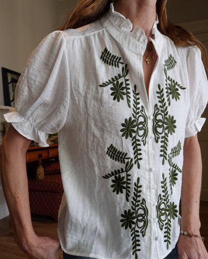 Short sleeve blouse